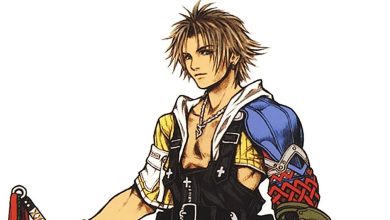 فاينل فانتسي 10 شخصية مصمم يشارك فن Tidus الجديد