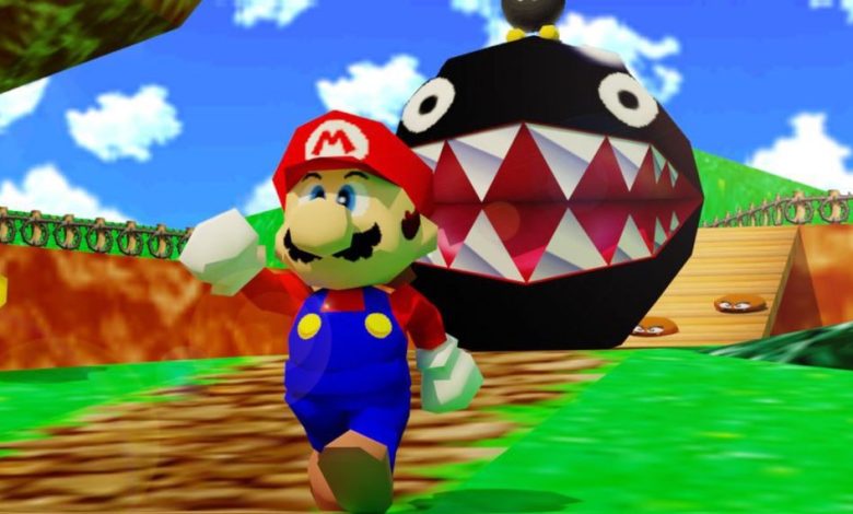 يلاحظ اللاعب الموازية الممتعة بين Super Mario 64 و Mario Movie