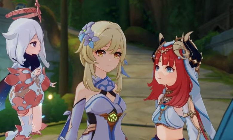 يجهز Genshin Impact MOD Lumine بملابس Nilou